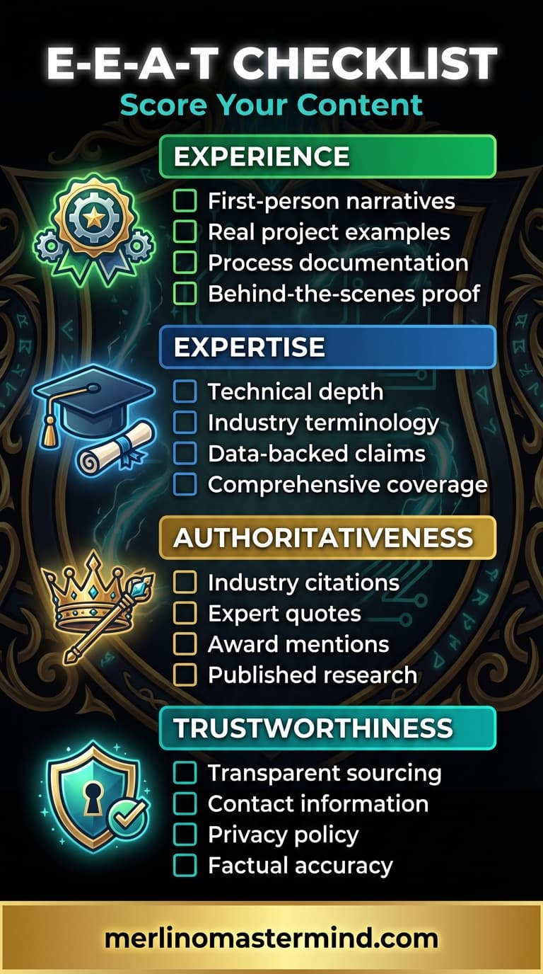 E-E-A-T Checklist — Authority Link Building